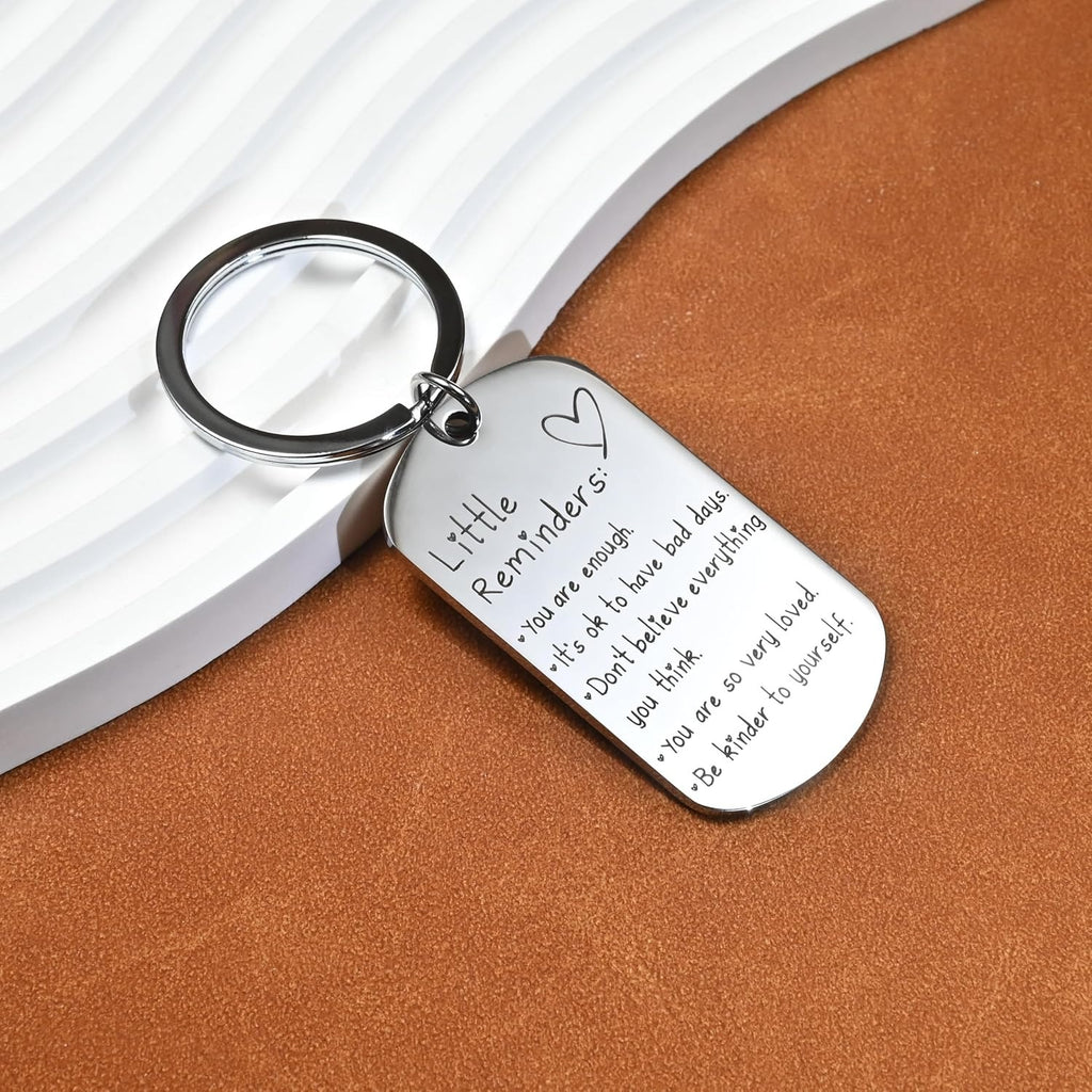 Inspirational Stainless Steel Keychain