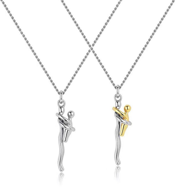 Hug Child Pendant Necklace