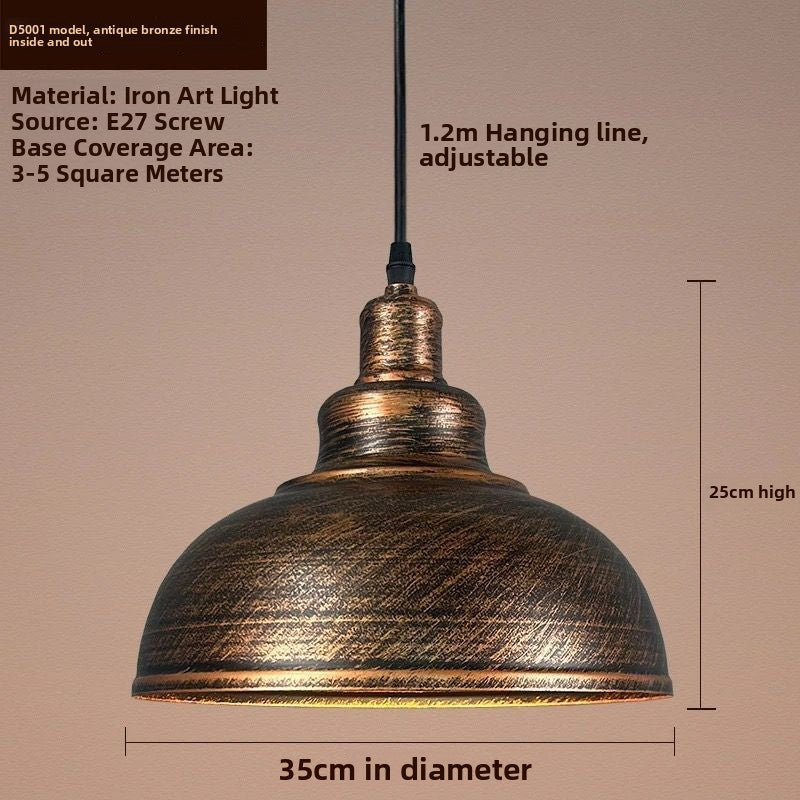 Iron Art Adjustable Ceiling Lamp
