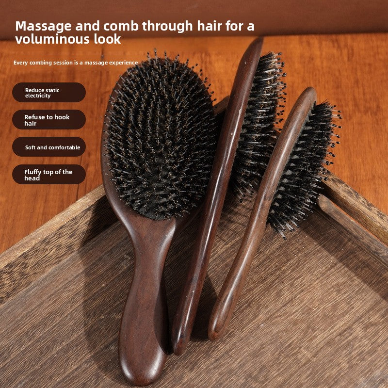 Sandalwood Bristle Air Cushion Hair Massage Comb