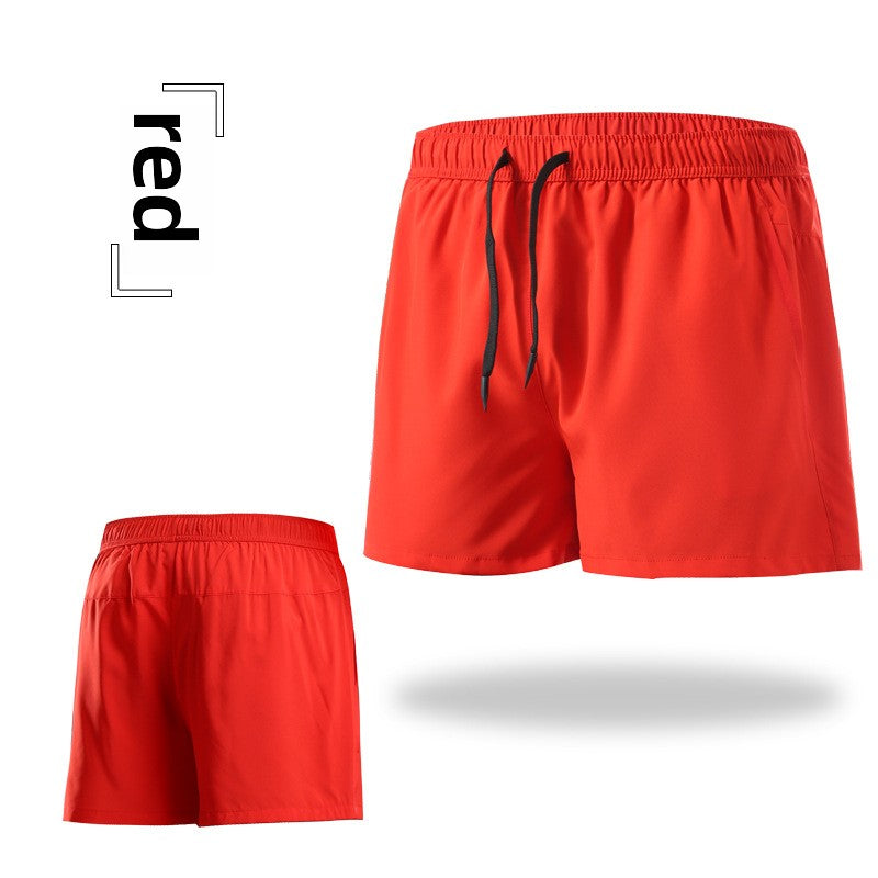 Quick-drying double-layer sports shorts