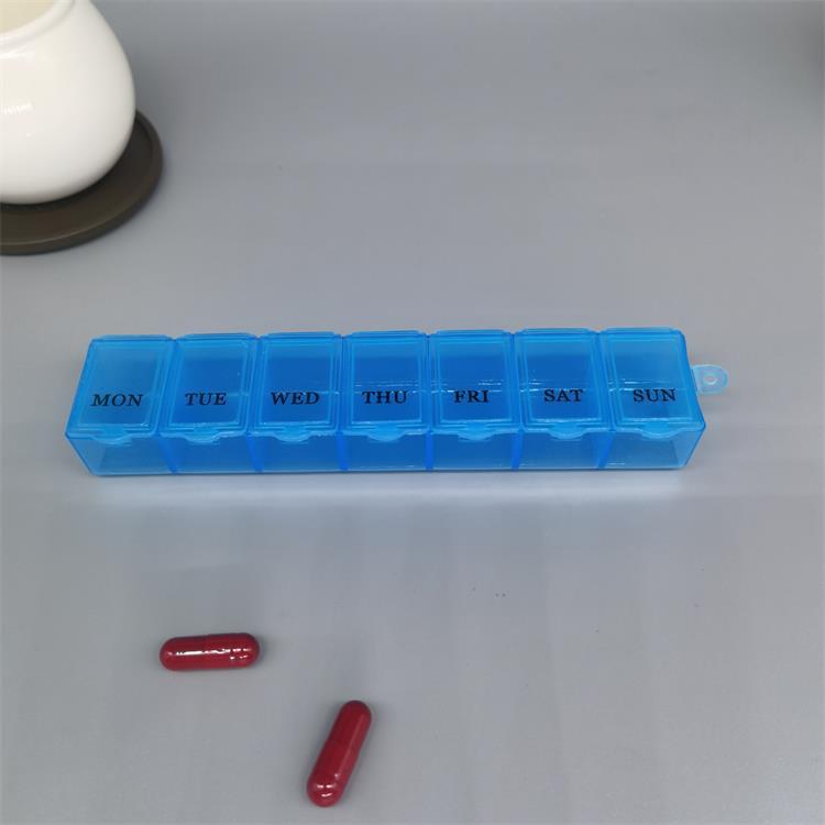 Weekly Pill Organizer with 7 Compartments