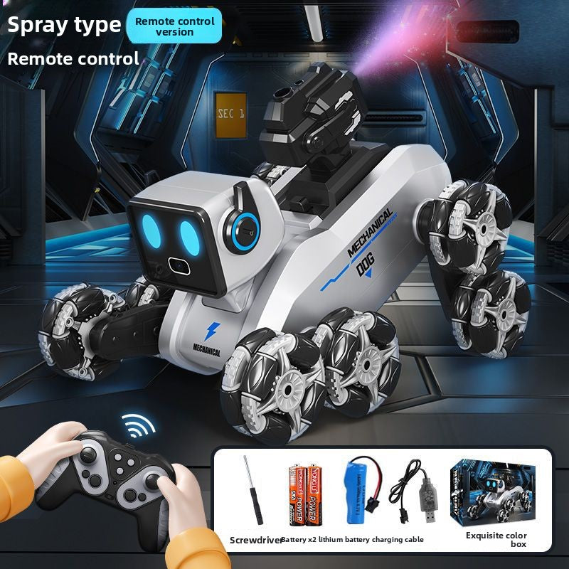 Intelligent remote-controlled robot dog