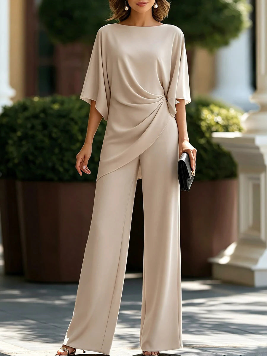 Loose Top Wide Leg Pants