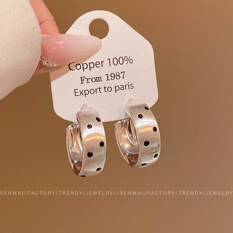 Korean Style Geometric Alloy Earrings