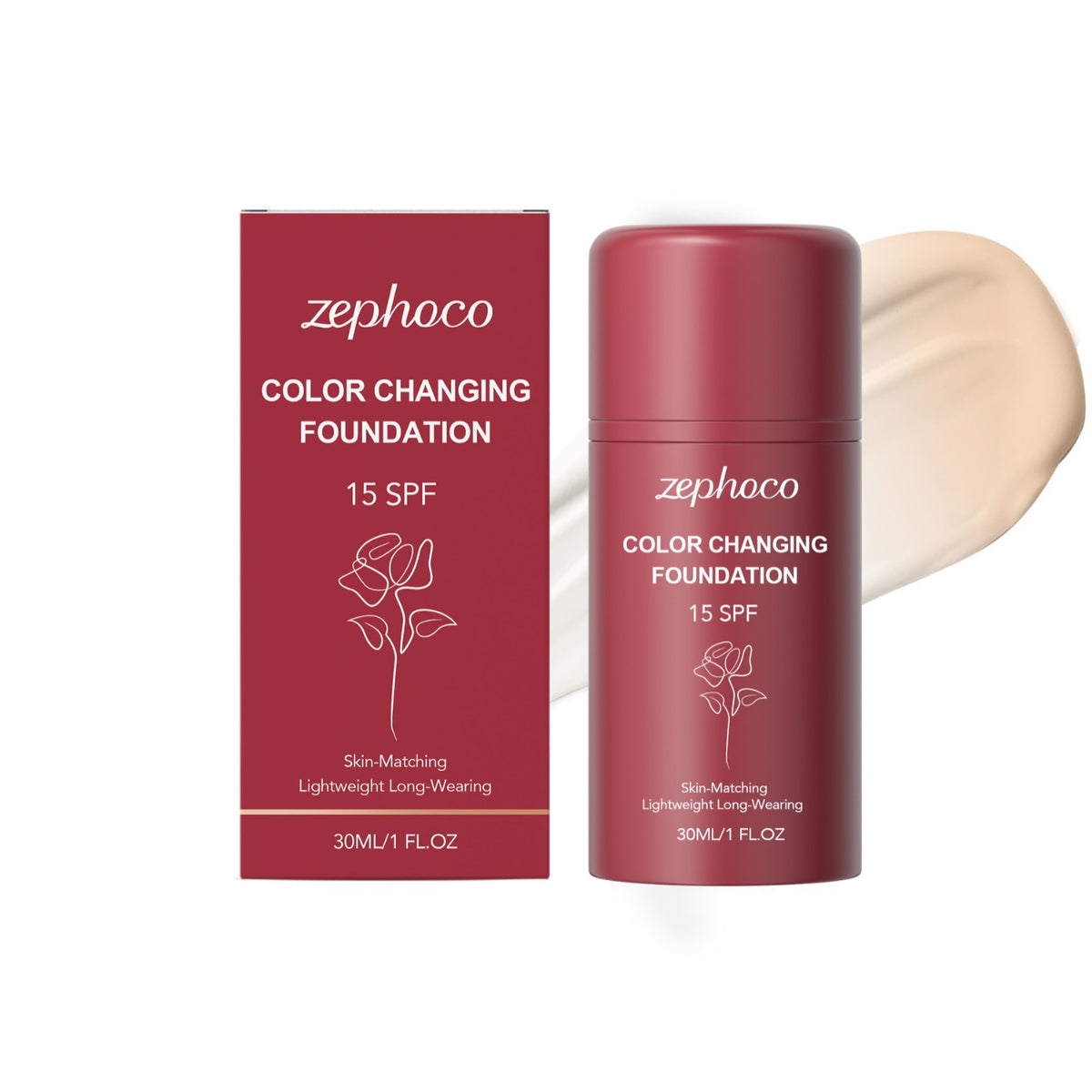 Natural Color Temperature-Adjusting Foundation Liquid
