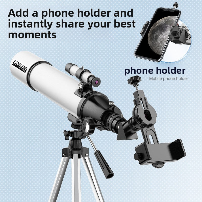 Astronomical Telescope with Star Finder for Beginners