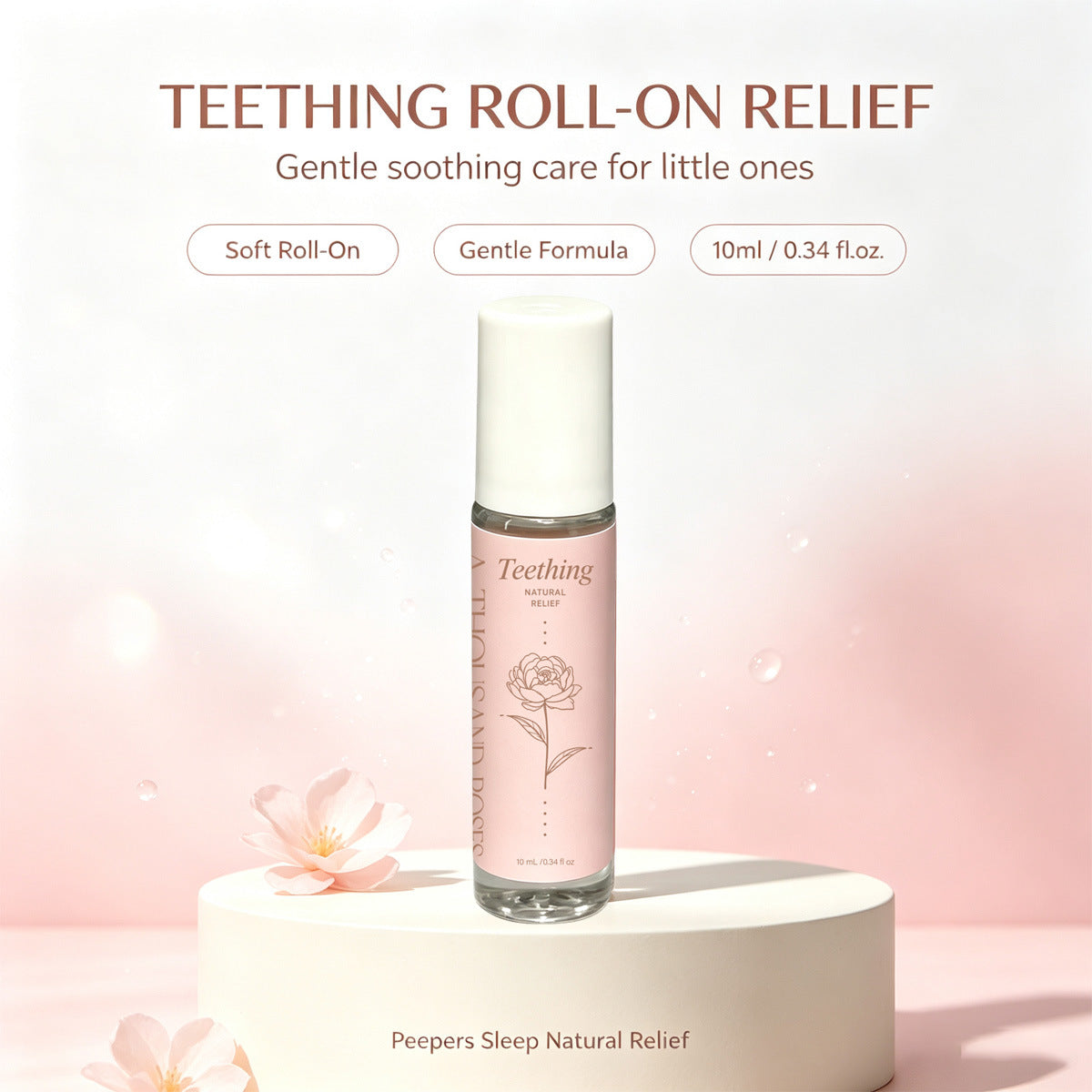 Teething Relief Roll-On Skin Care Solution