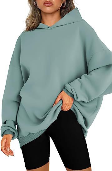Oversized Hooded Fleece Sweatshirt for Women