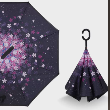 Reverse double-layer umbrella