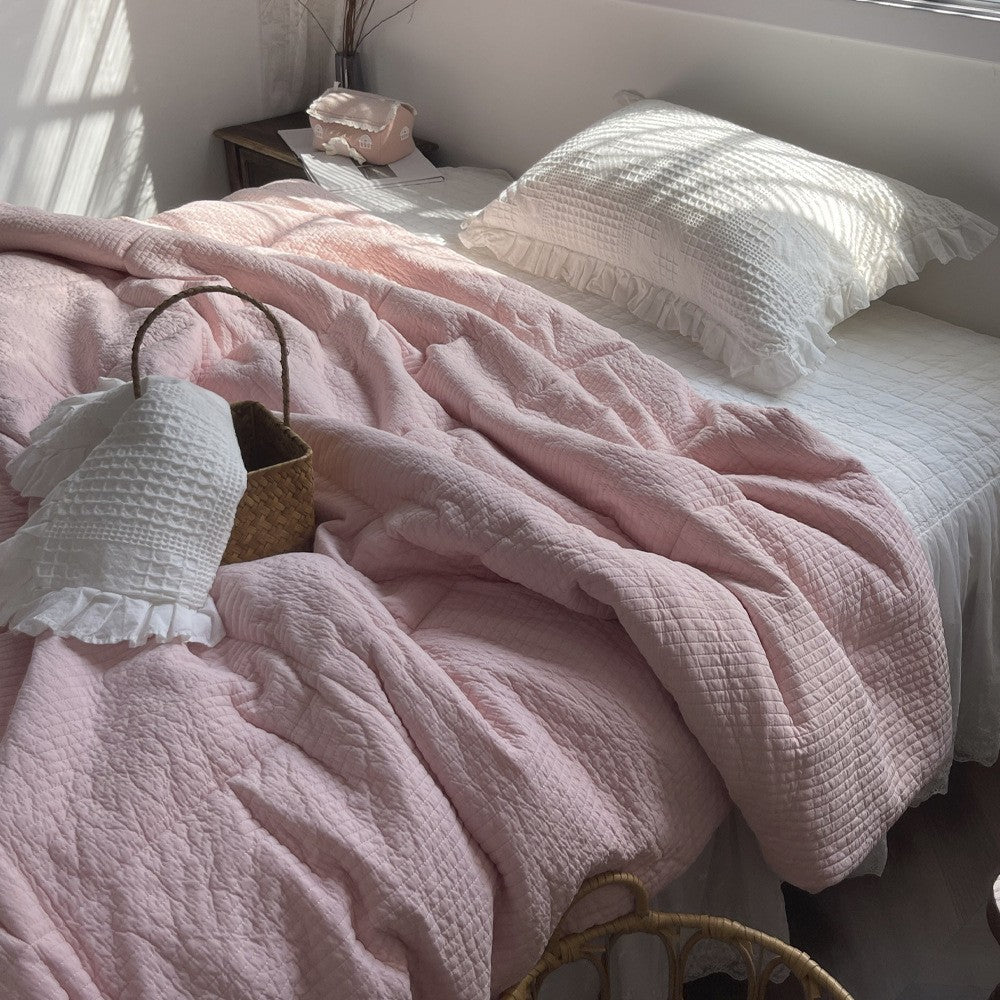Korean Sand Wash Cotton Quilt