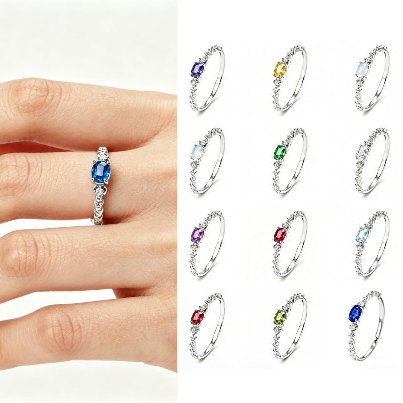 Twelve Birthstone Rings for Women