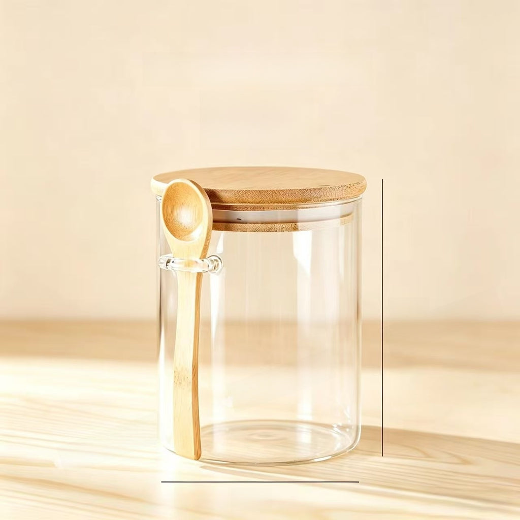 Glass Food Storage Jar