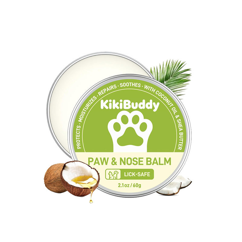 Coconut Oil Pet Paw Balm Moisturizing Nose and Foot Pad Care Cream teemdrop