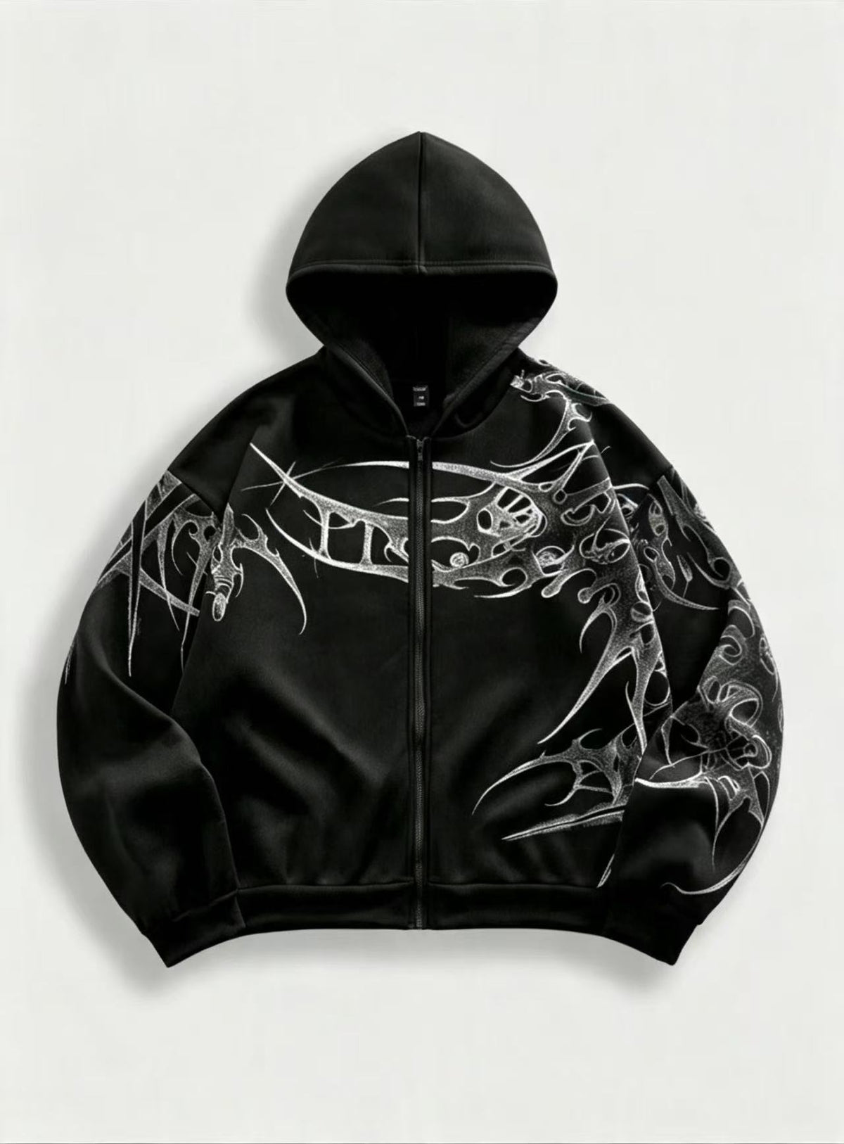 Gothic 3D Printed Hooded Sweatshirt