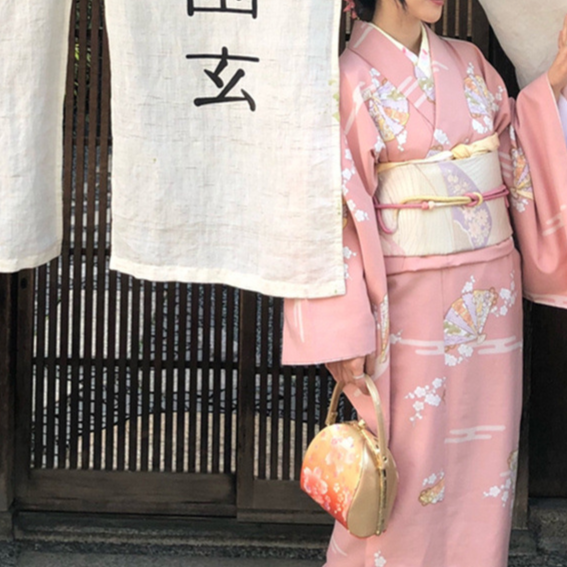 Womens Traditional Retro Japanese Camellia Print Kimono Dress with Girdle and Fan Headdress Set teemdrop