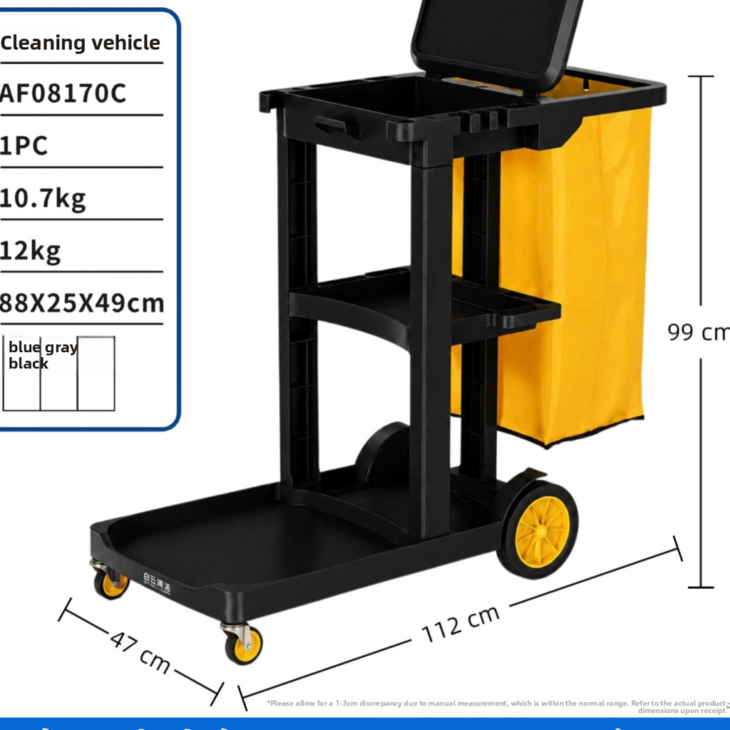 Cleaning car multi-function trolley