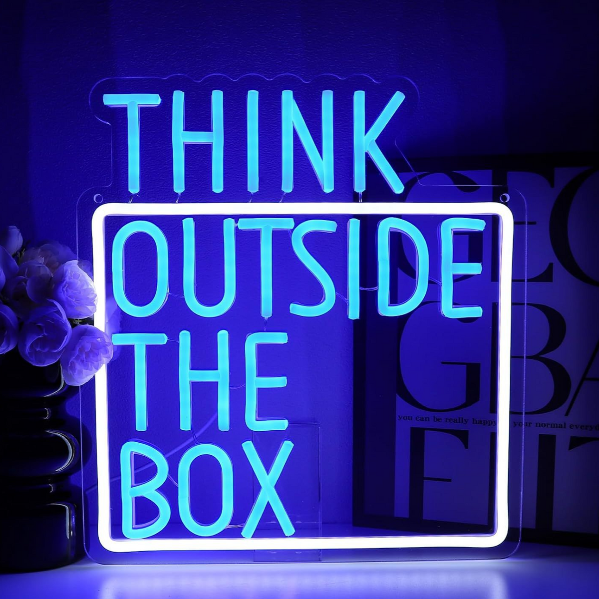 LED Neon Sign Wall Decor Acrylic Light teemdrop