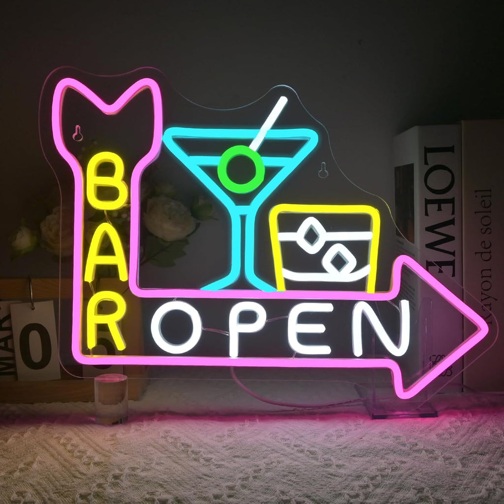 Dimmable LED Neon Sign Light teemdrop