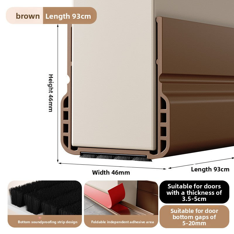 Self-Adhesive Under Door Draft Stopper Weather Stripping Seal Strip teemdrop