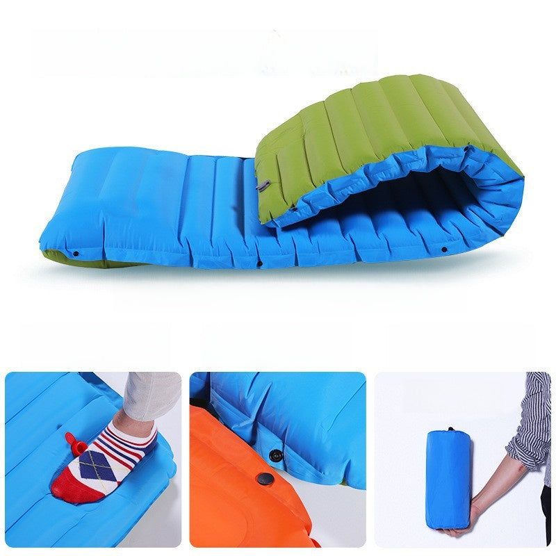 Portable Foot Pump Inflatable Camping Mat