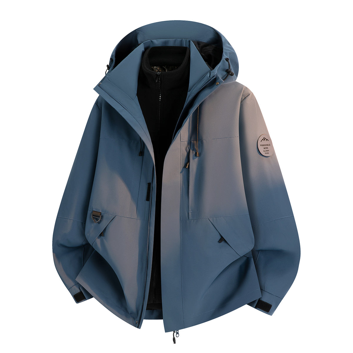 Unisex 3-in-1 Windproof Waterproof Outdoor Hiking Skiing Jacket teemdrop