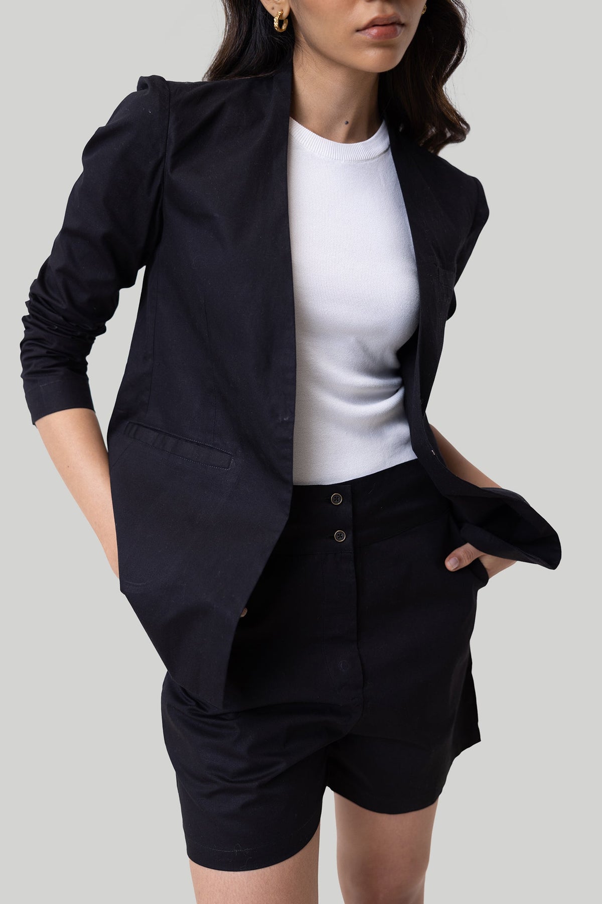 Summer Heat Blazer in Black DC-Reistor