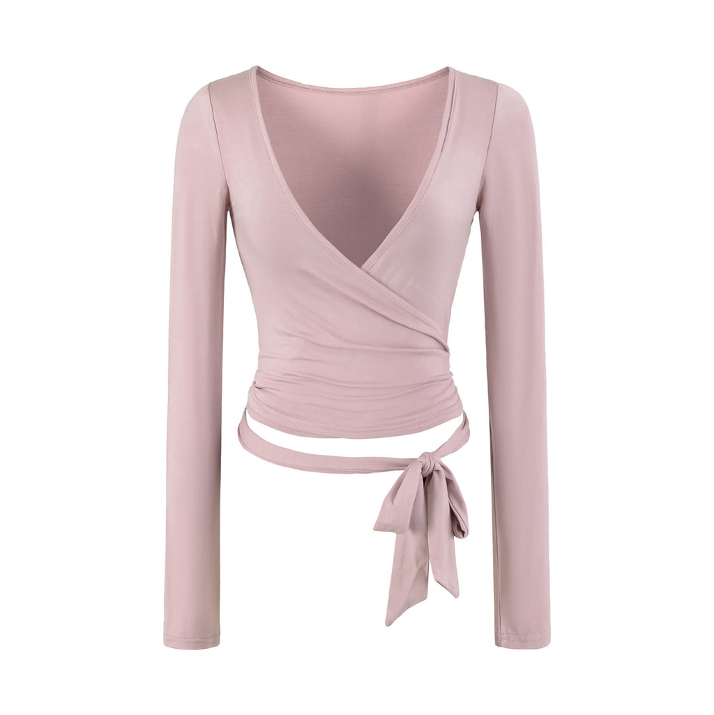 Crossover strap cardigan teemdrop