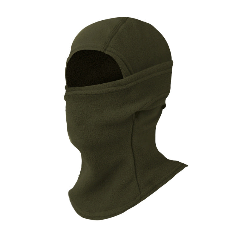 Thick-fabric insulated and windproof ski headgear for men