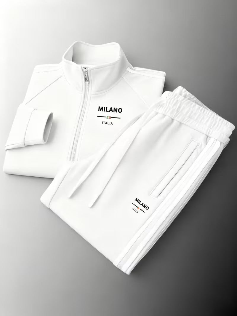 Mens Zip Up Jacket and Pants Set
