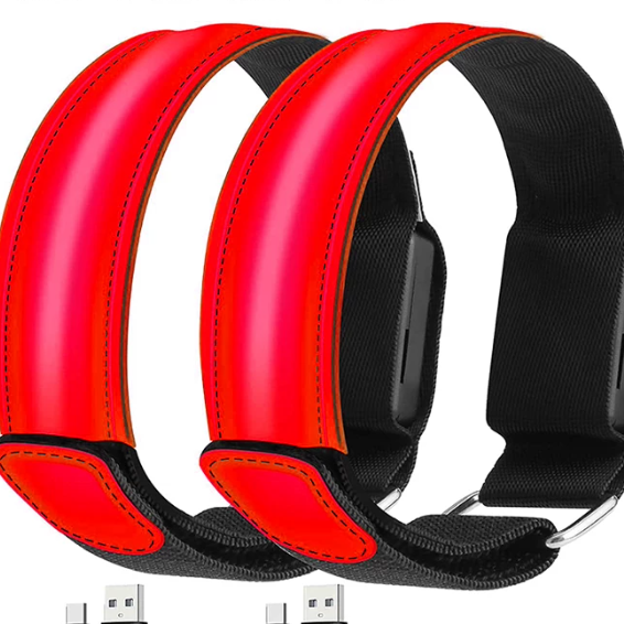 Glowing running armband