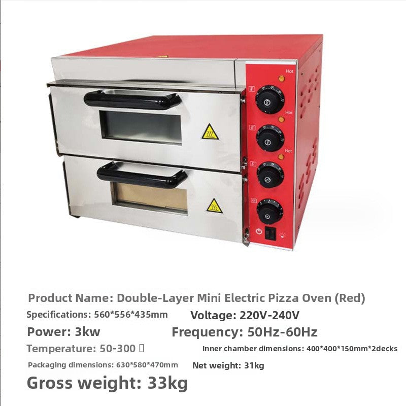 Commercial Electric Gas Pizza Baking Oven