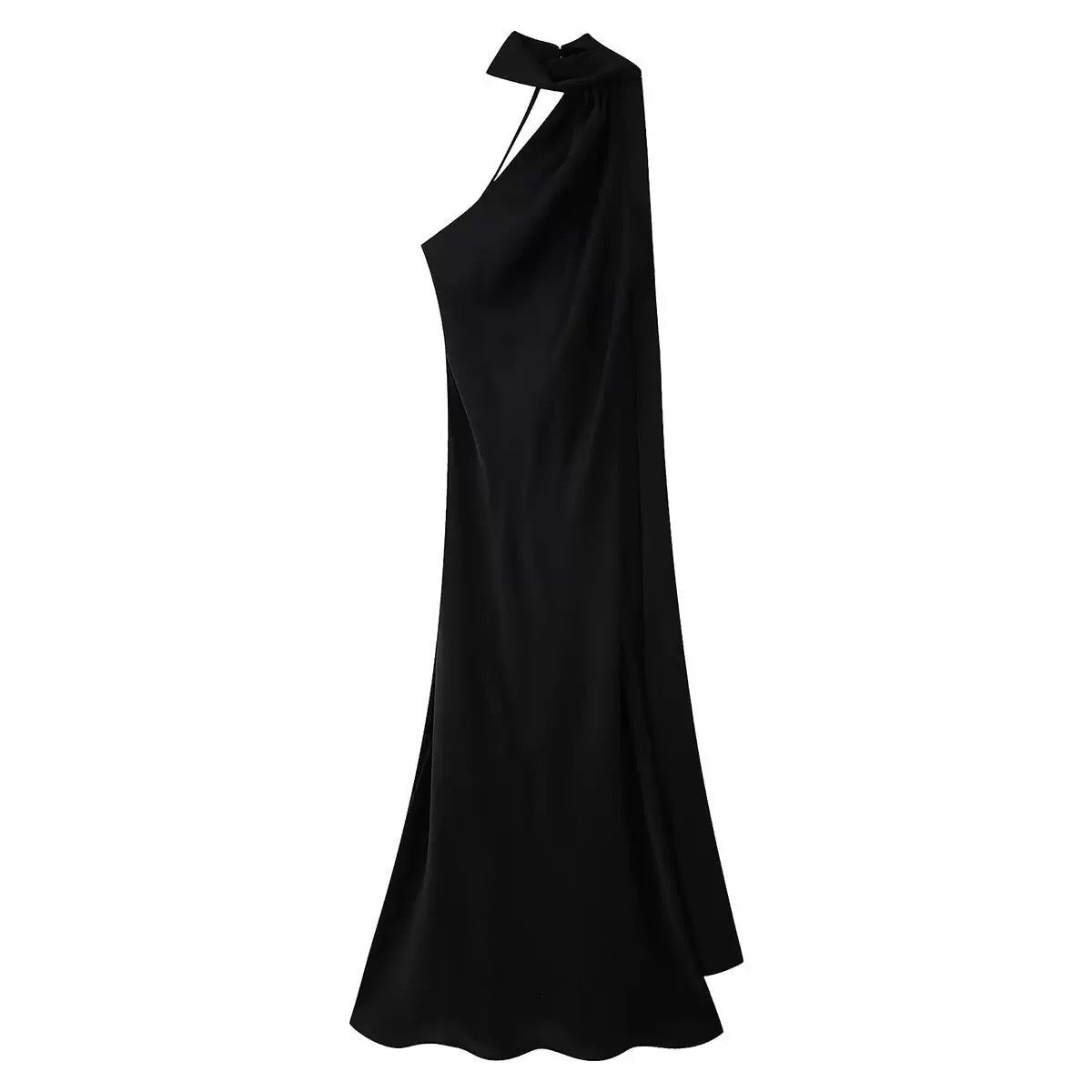 Elegant Halter Backless Slim Long Dress