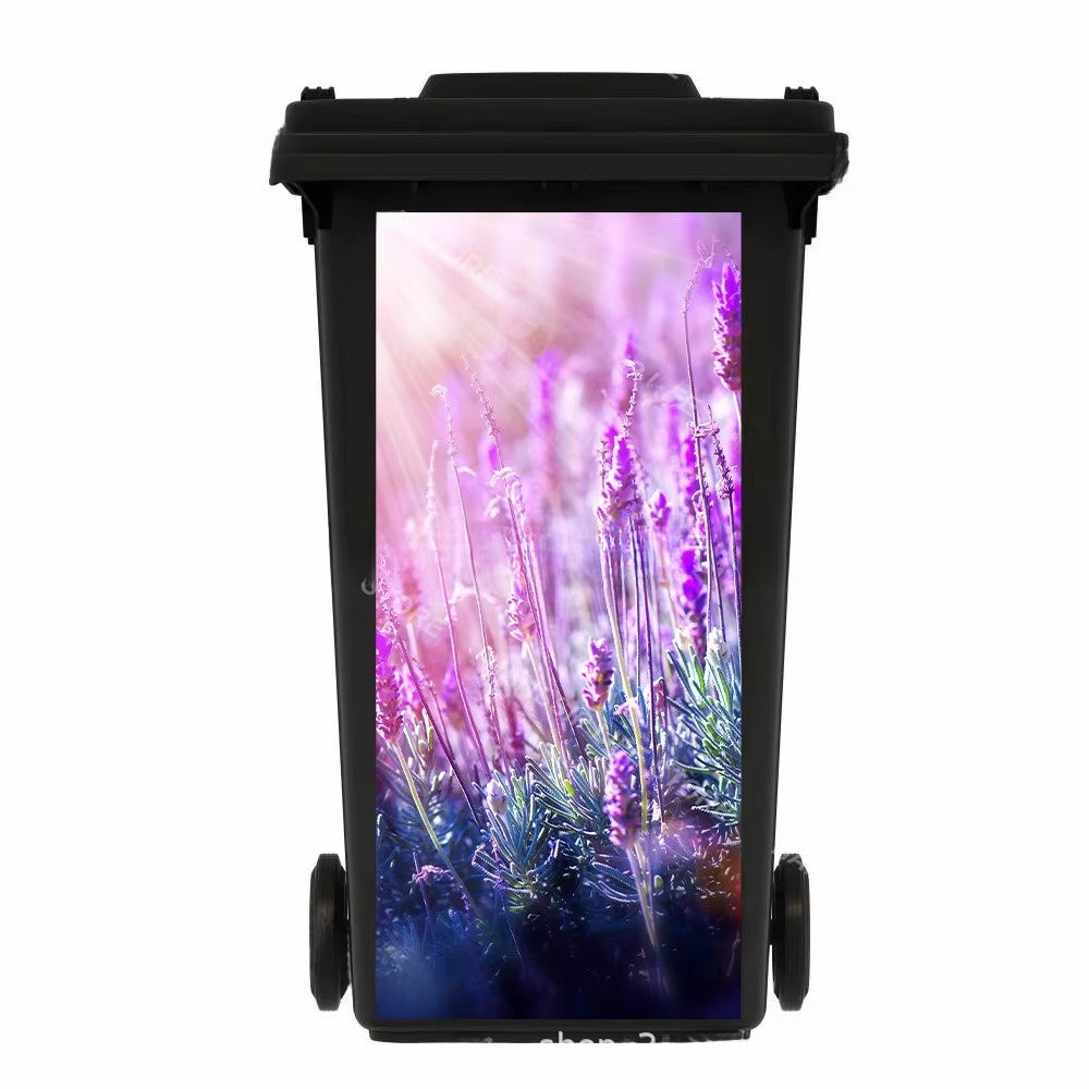 Self-Adhesive Waterproof Vinyl Trash Can Sticker teemdrop