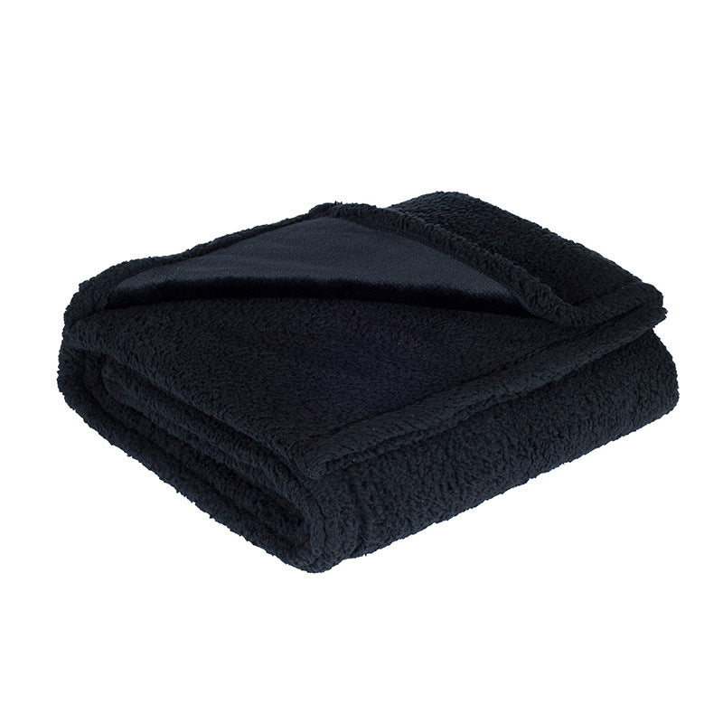 Waterproof Double-Sided Fleece Pet Blanket Machine Washable Thickened Comfort Mat teemdrop