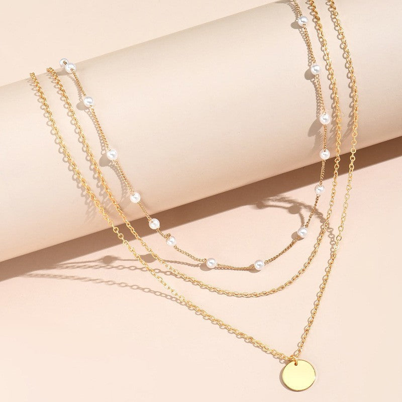 Layered clavicle necklaces
