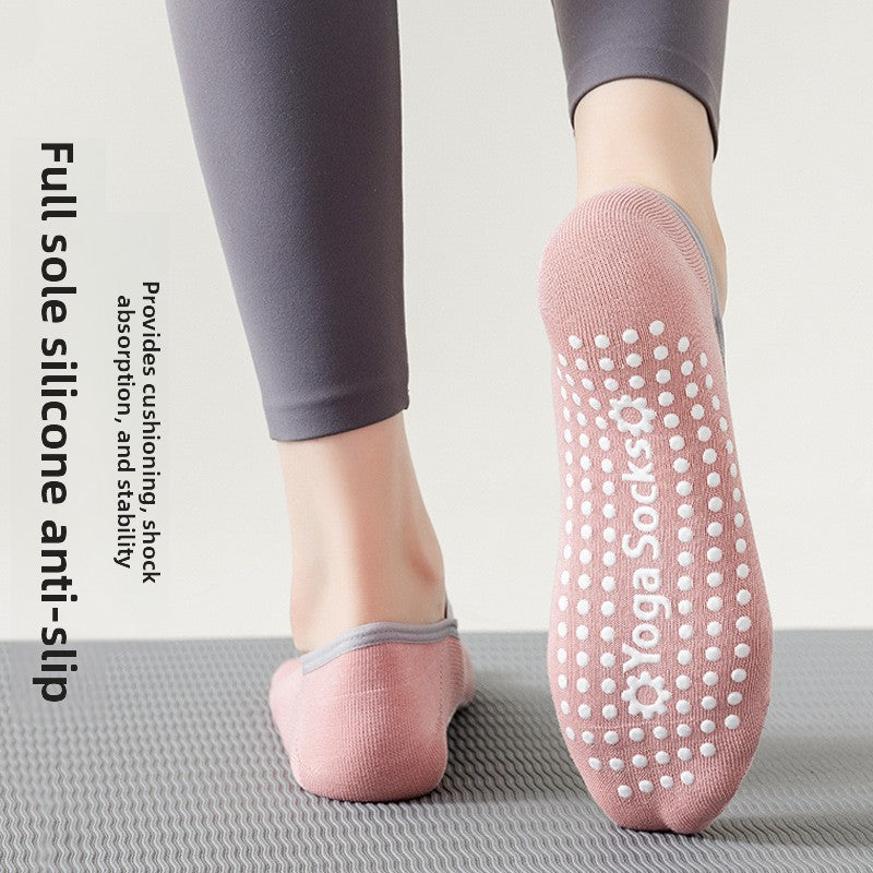 Women's Seamless Silicone Grip Yoga Pilates Socks