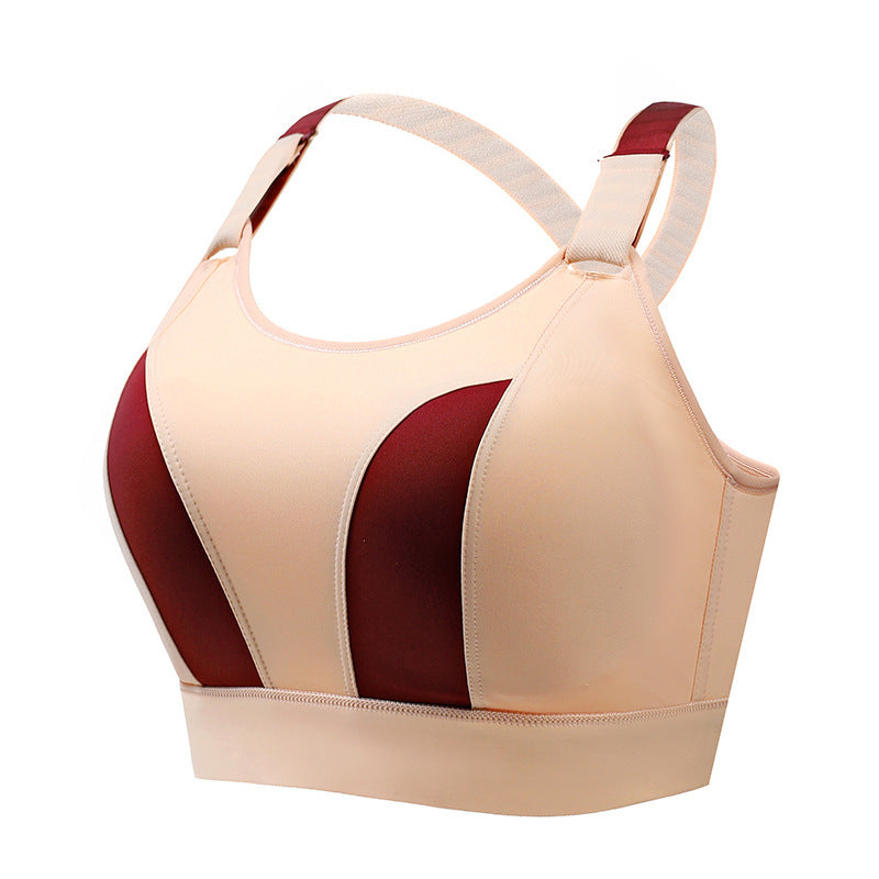 Ladies' large-size wireless sports bra teemdrop