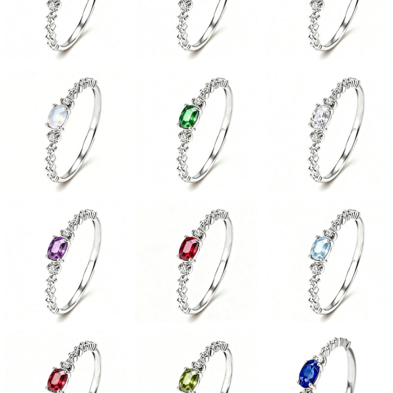 Twelve Birthstone Rings for Women