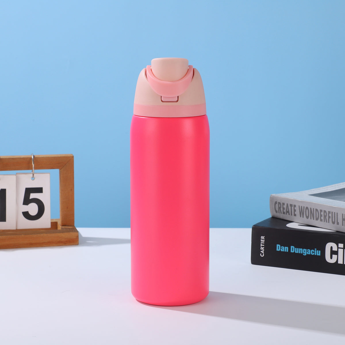 Stainless Steel Insulated Water Bottle with Handle