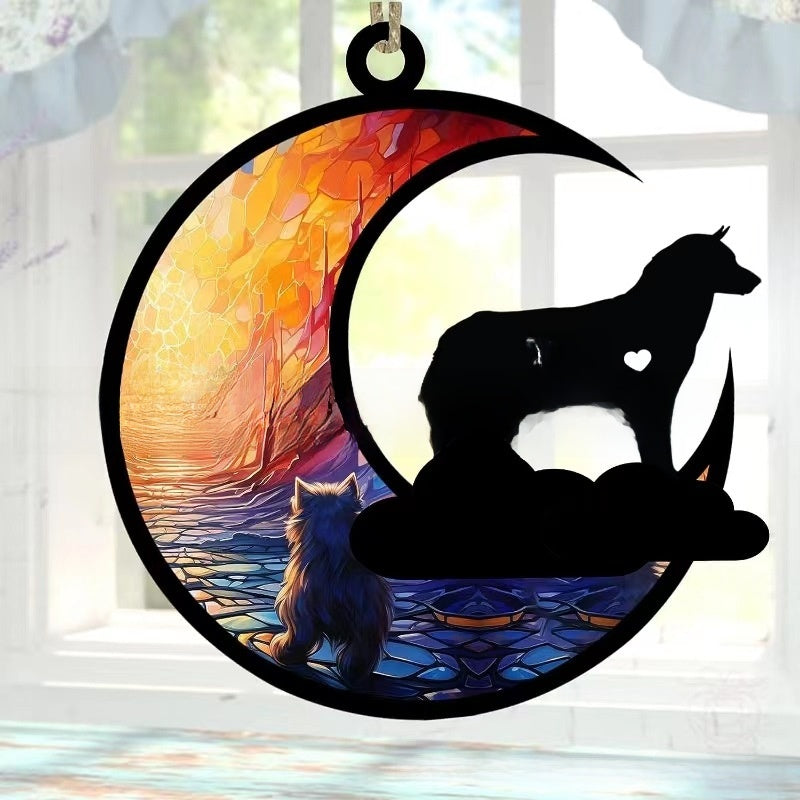 Dog Cat Window Hanging Ornament Personalized Gift