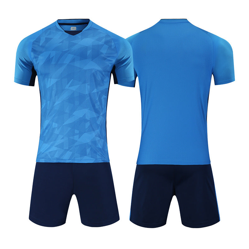 Quick-Dry Breathable Short Sleeve Football Jersey Set