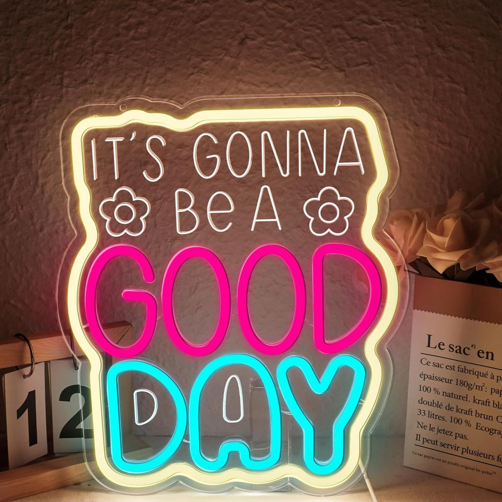 LED Neon Sign Wall Decor Acrylic Light teemdrop