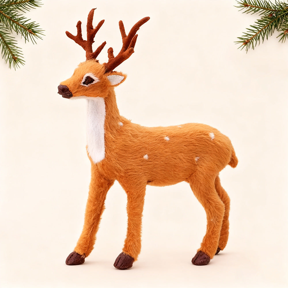 Christmas reindeer figurine