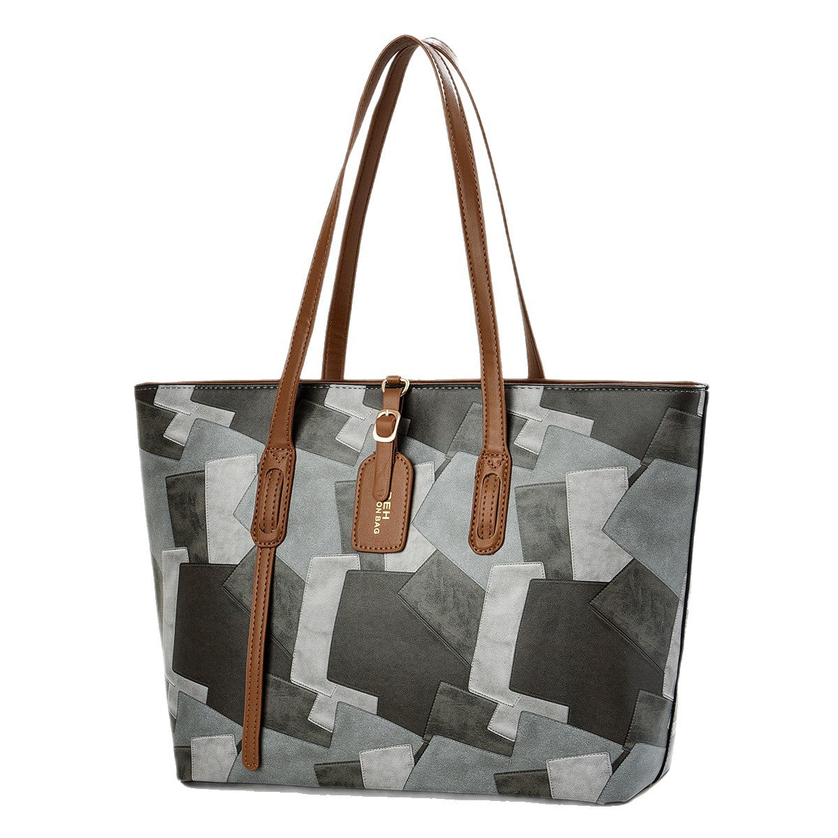 Color Block Womens Tote Bag
