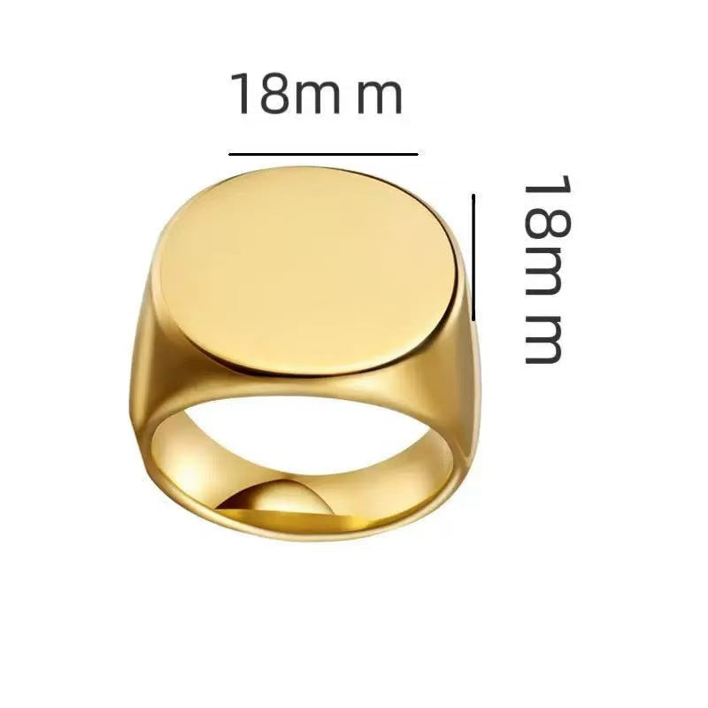 Stainless steel ring jewelry