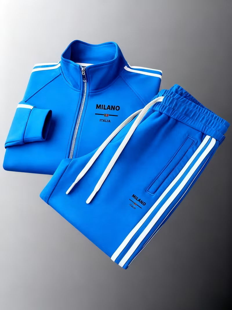 Mens Zip Up Jacket and Pants Set
