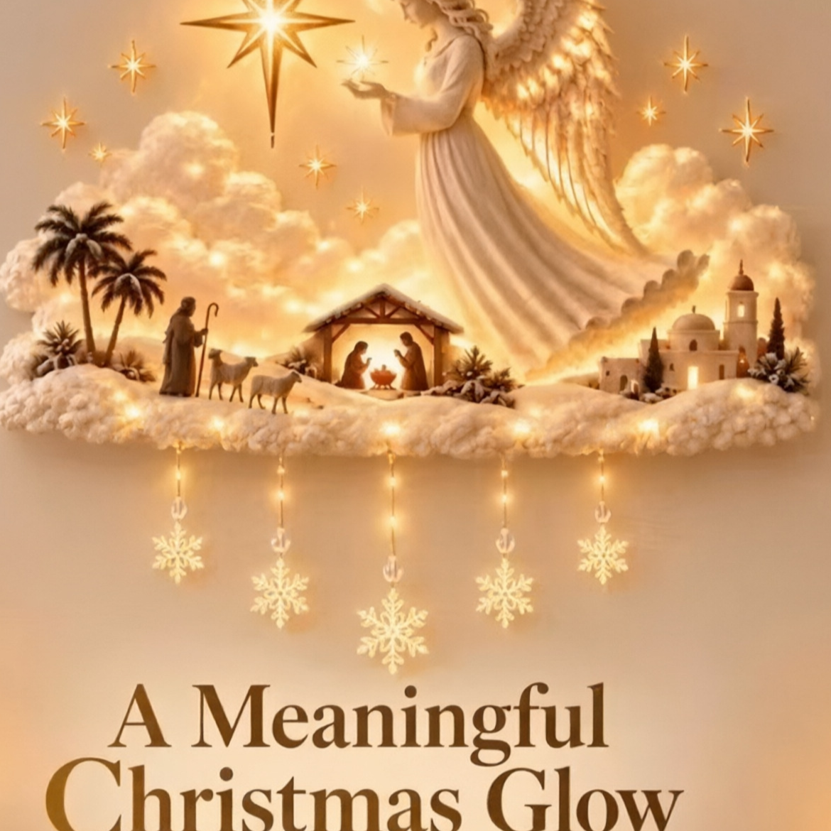LED Lighted Christmas Tree Wall Hanging Decoration with Wreath Door Ornament teemdrop