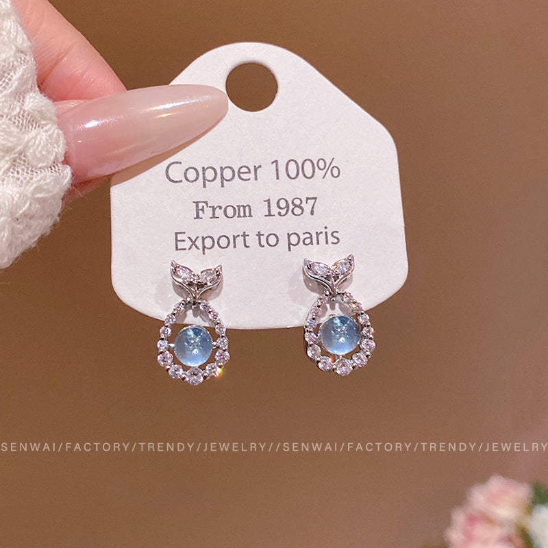 Korean Style Geometric Alloy Earrings