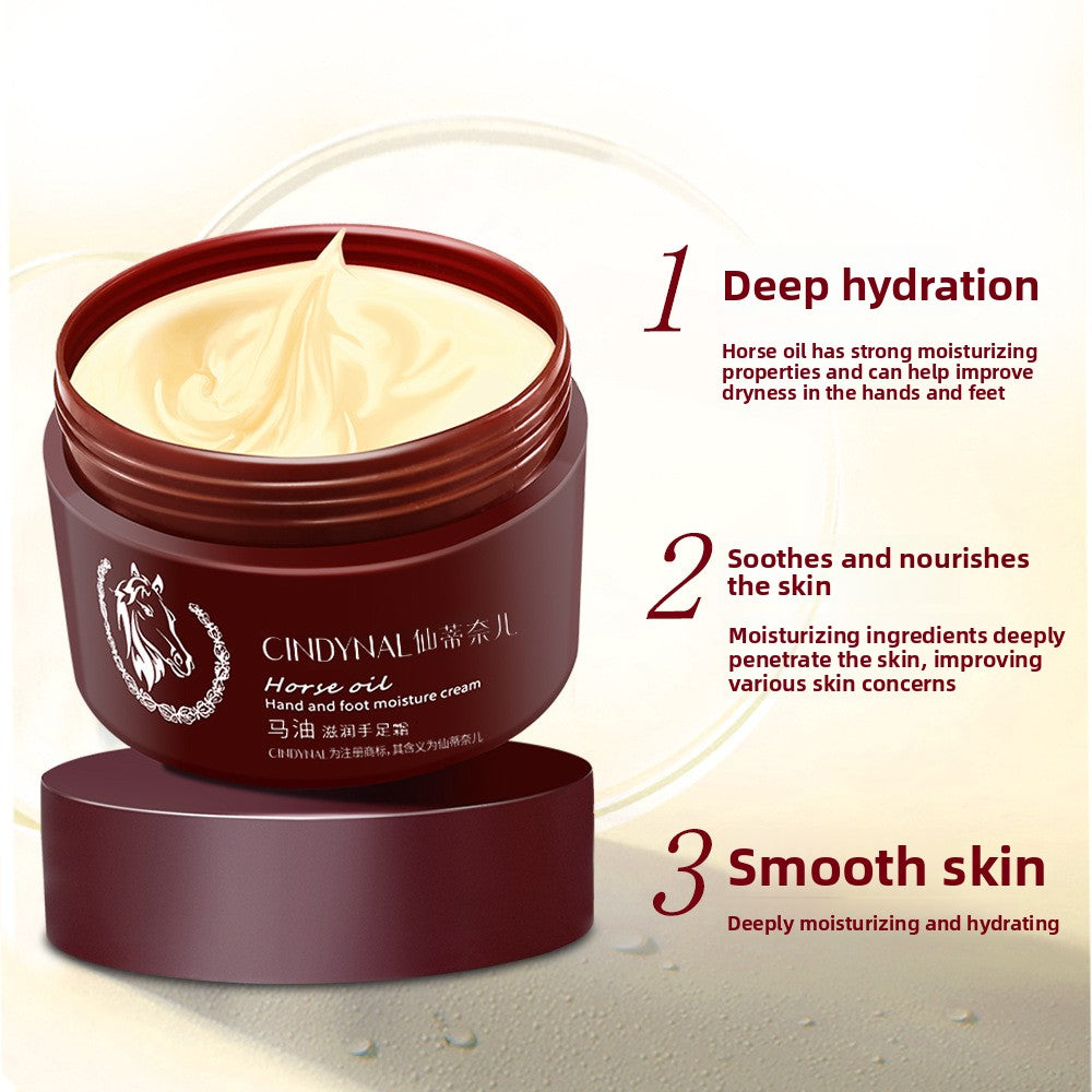 Horse Oil Moisturizing Hand and Foot Cream
